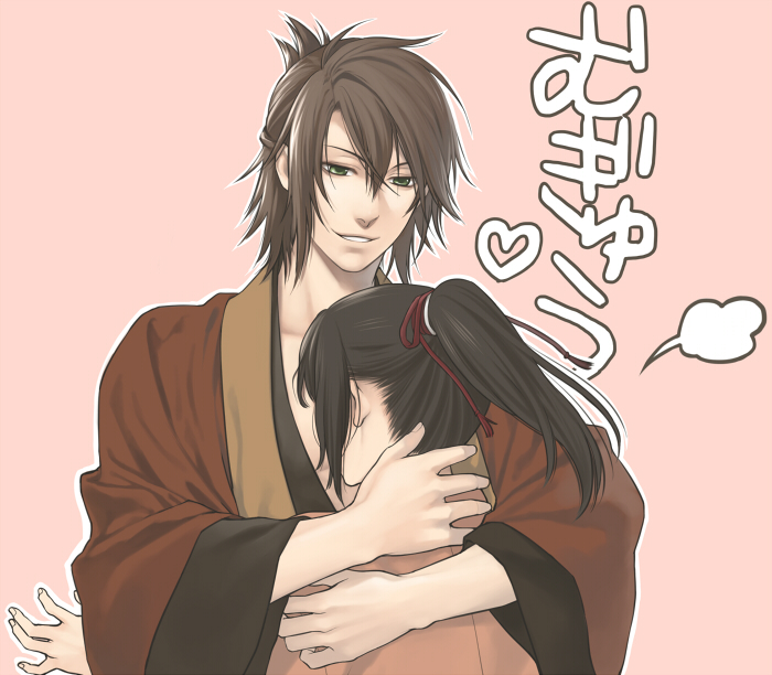 yukimura chizuru and okita souji (hakuouki shinsengumi kitan) drawn by minato_(robin)