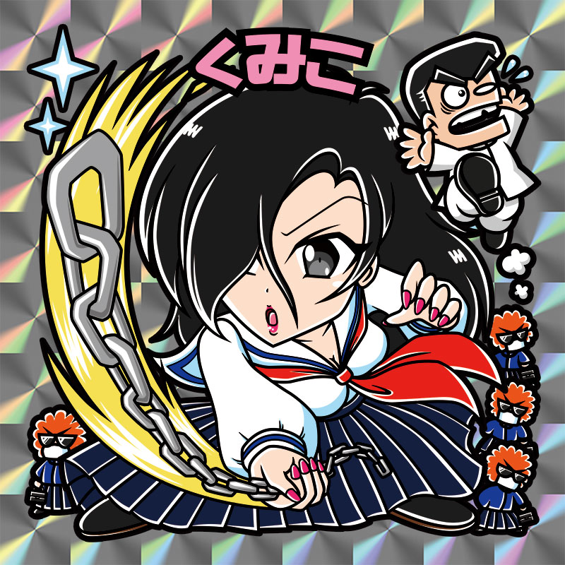 kunio-kun and kumiko (kunio-kun series and 1 more) drawn by mip303