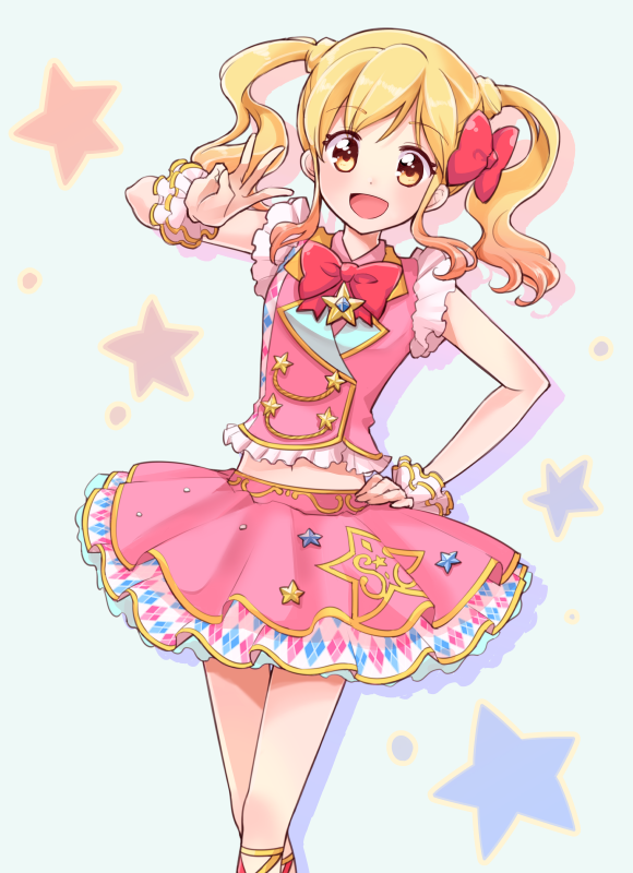 nijino yume (aikatsu! and 1 more) drawn by quro_(black_river)