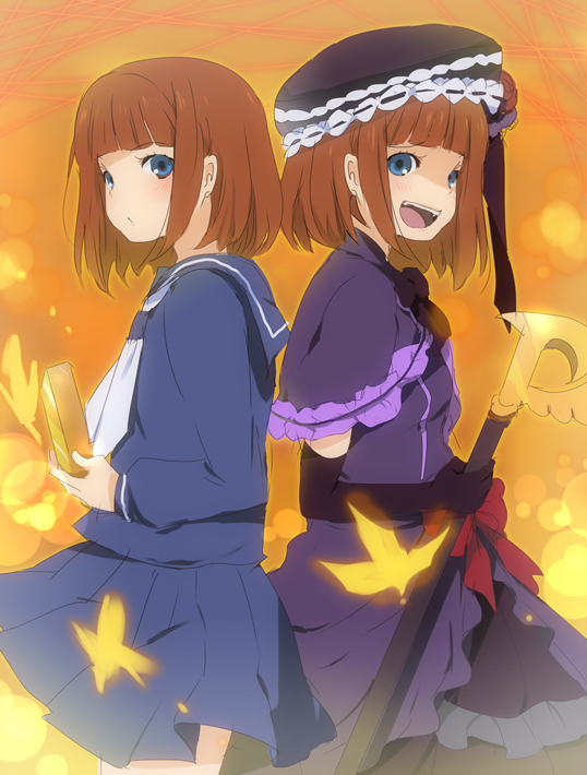 eva beatrice and ushiromiya eva (umineko no naku koro ni) drawn by kl_(dgzonbi)