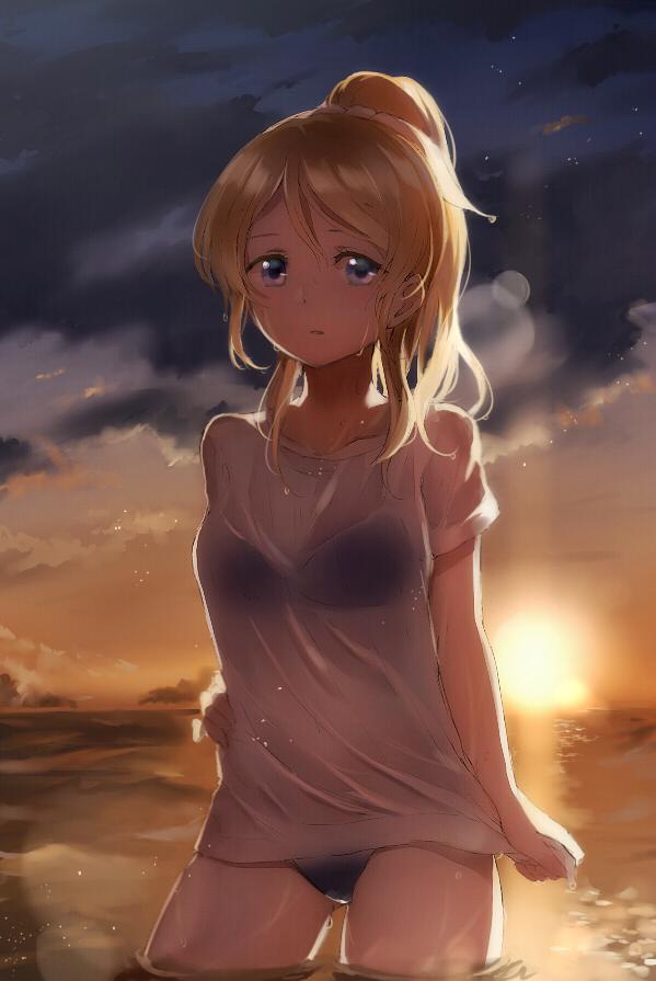 ayase eli (love live! and 1 more) drawn by kabocha_(kabocha0726)