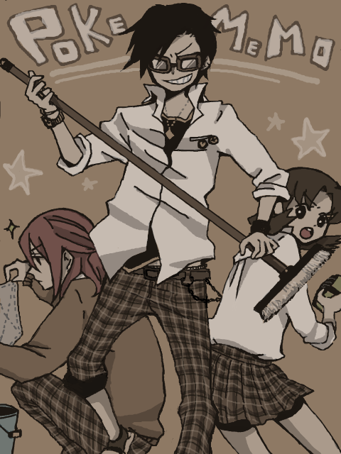 ethan, silver, and kris (pokemon and 1 more) drawn by koutetsu_(tegaki)
