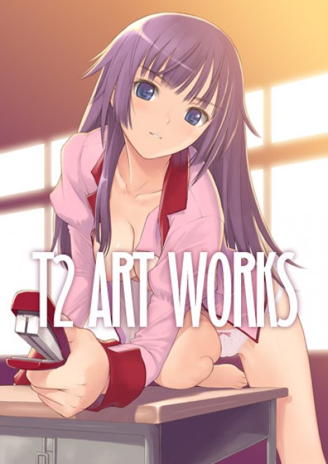 senjougahara hitagi (monogatari and 1 more) drawn by tony_taka