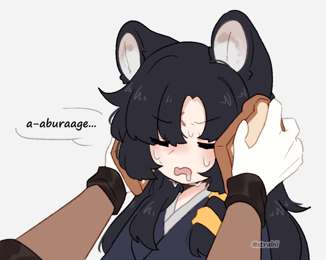 saga, thorns, and gordon ramsay (arknights and 1 more) drawn by strabii