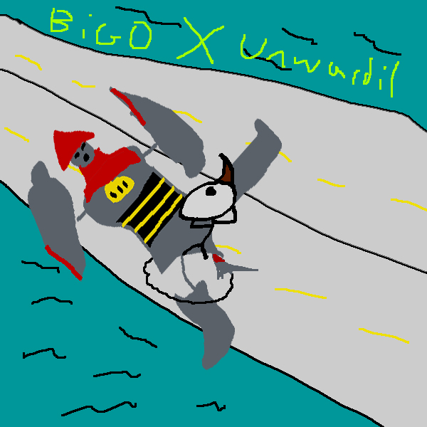 big o and schwarzwald (the big o) drawn by adamwestslapdog_(artist)