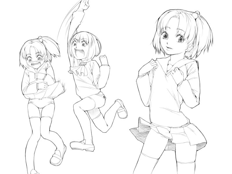 98-tan and 98se-tan (os-tan) drawn by akinbo_(hyouka_fuyou)