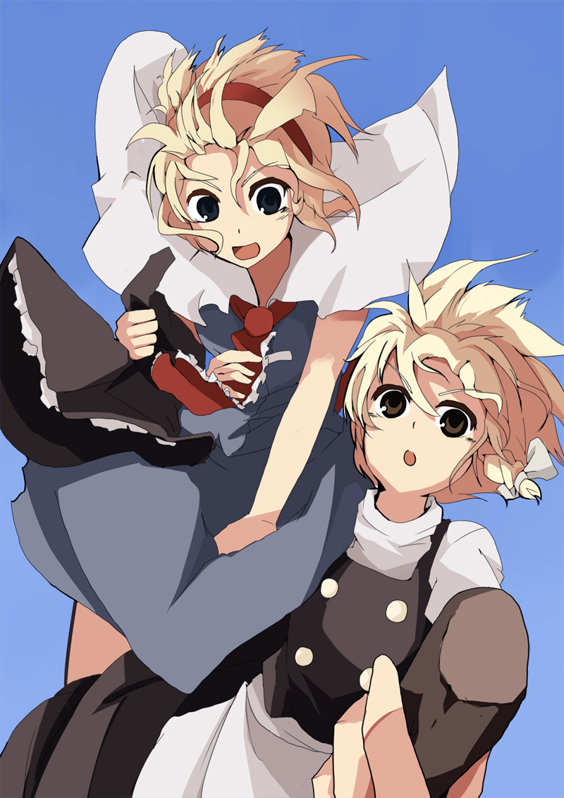 kirisame marisa and alice margatroid (touhou) drawn by mieharu