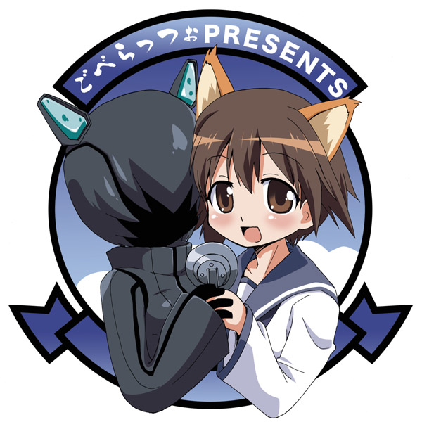 miyafuji yoshika, neuroi, and neuroi girl (world witches series and 1 more) drawn by mukaibi_aoi