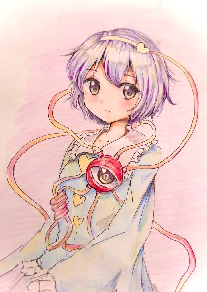 komeiji satori (touhou) drawn by orya_422
