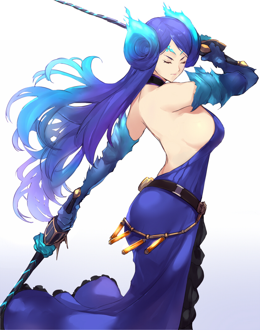 brighid (xenoblade chronicles and 1 more) drawn by negresco