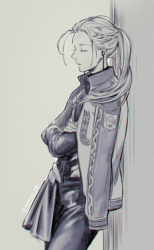 viktor nikiforov (yuri!!! on ice) drawn by whitemop_jog