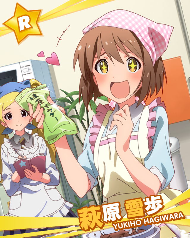 hagiwara yukiho and emily stewart (idolmaster and 1 more)