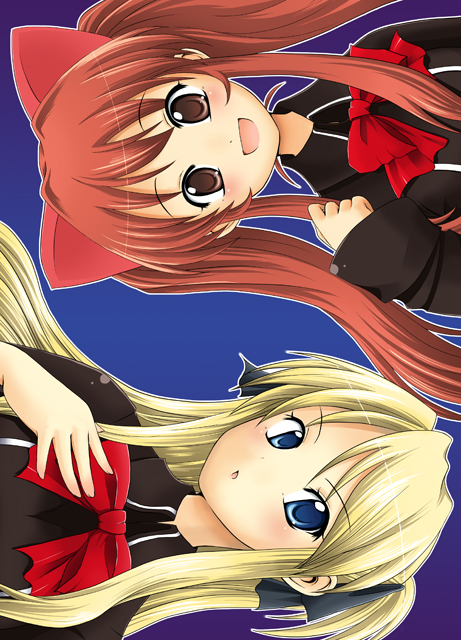 shalon and aloe (quiz magic academy) drawn by pochi_(pochi-goya)