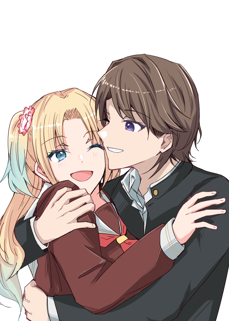 fujishima megumi and osawa rurino (love live! and 1 more) drawn by haz