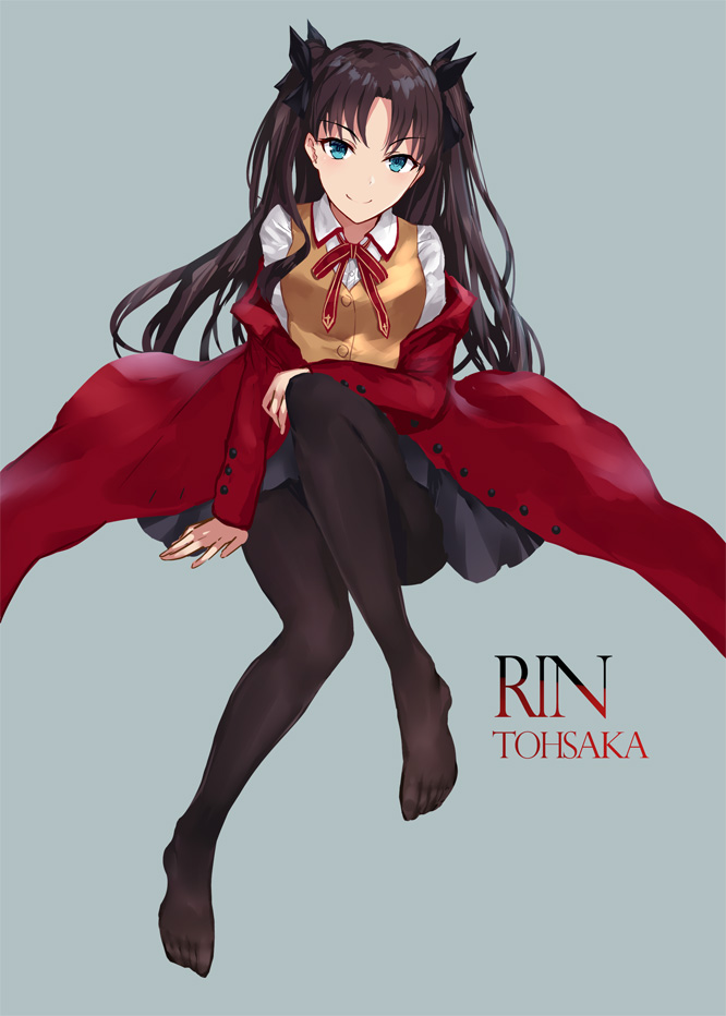 tohsaka rin (fate and 1 more) drawn by asle