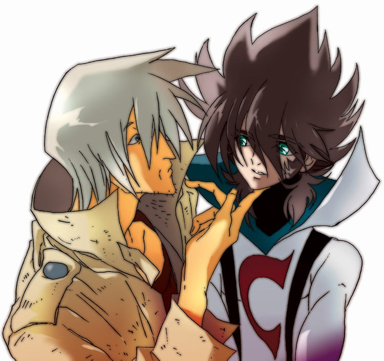 casshern and akoes (casshern and 1 more) drawn by akira-riku