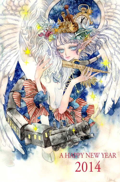hoshi meguru (mahou shoujo taisen and 1 more) drawn by mukaida_kaoru