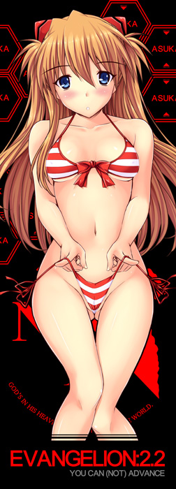 souryuu asuka langley (neon genesis evangelion and 2 more) drawn by yukiusagi_(gaballscreen&blaze)