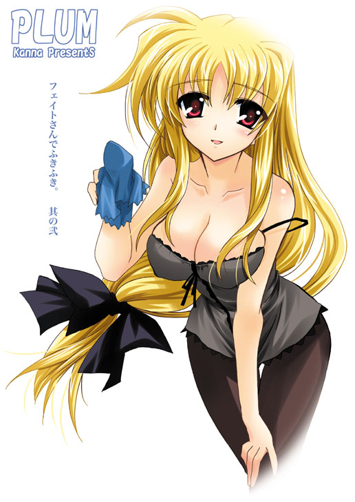 fate testarossa (lyrical nanoha and 1 more) drawn by kanna_(plum)