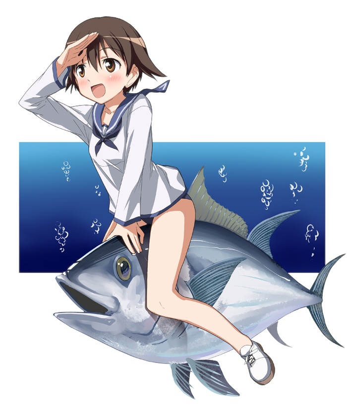 miyafuji yoshika (world witches series and 1 more) drawn by hi-ho-