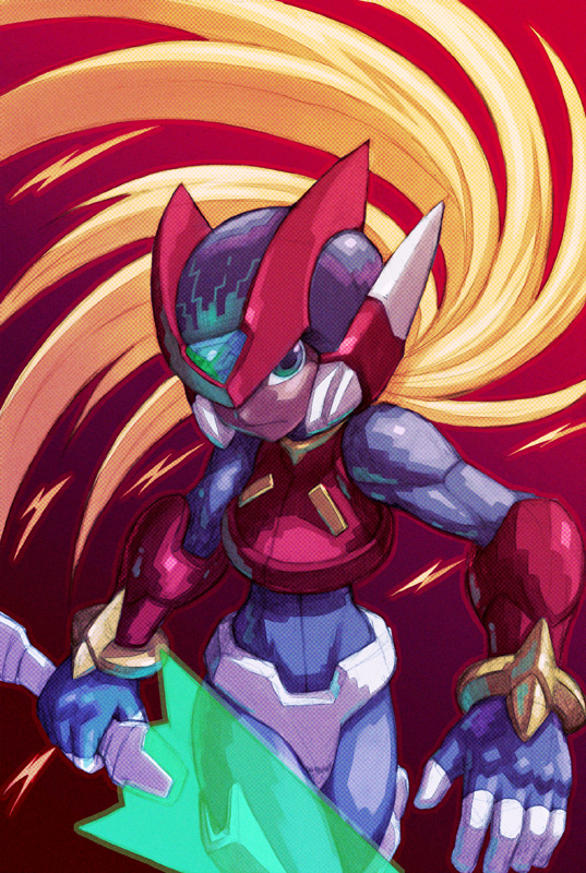 zero and zero(z) (mega man and 1 more) drawn by hi-go!