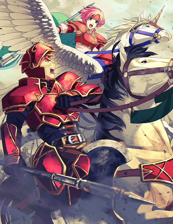 marcia and kieran (fire emblem and 1 more) drawn by donta30303
