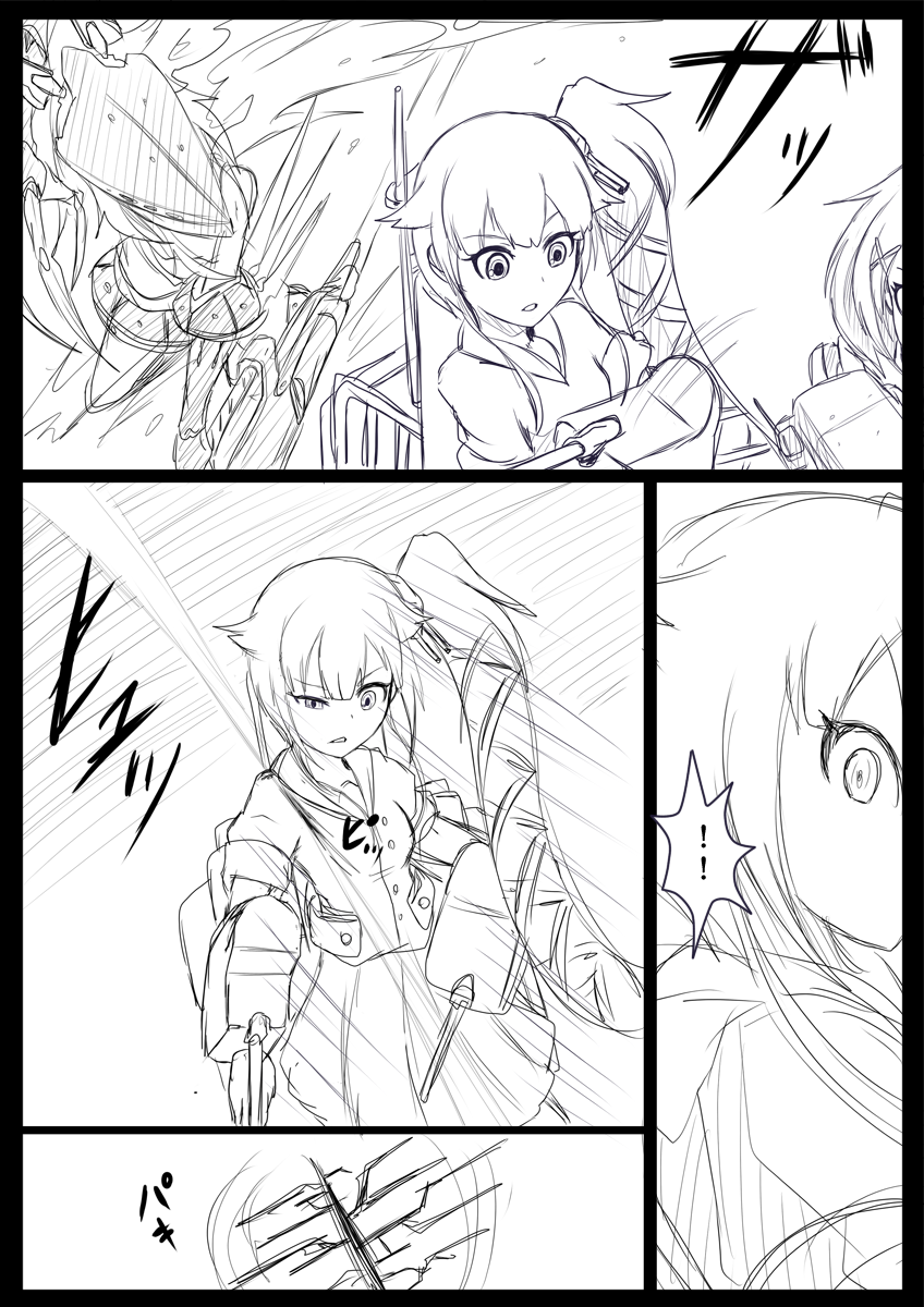 maya, uzuki, and yura (kantai collection) drawn by ogawa_shou