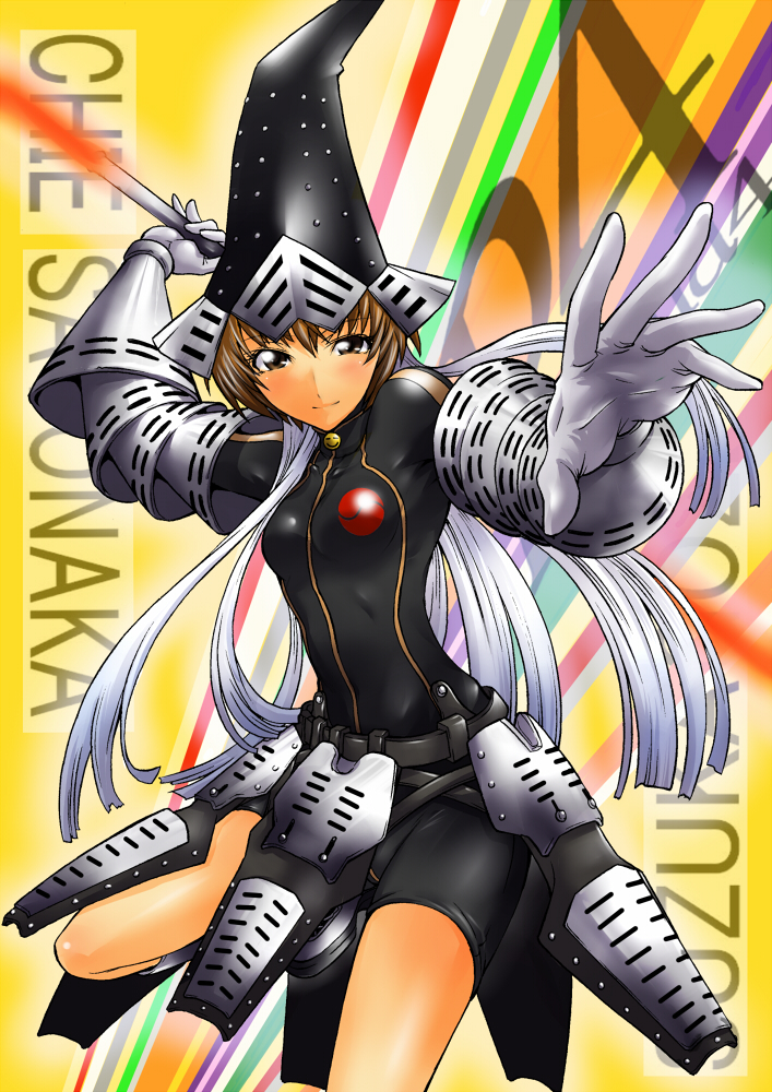 satonaka chie and suzuka gongen (persona and 1 more) drawn by segami_daisuke
