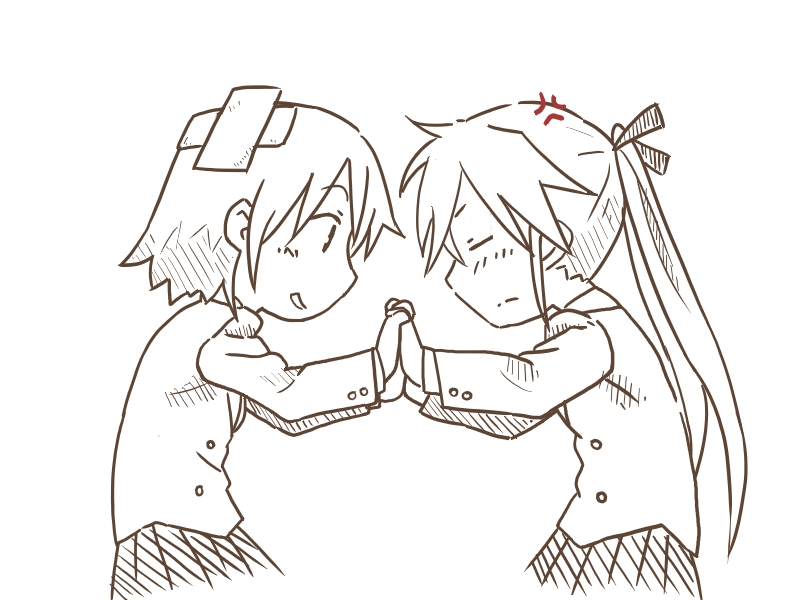 sonya and oribe yasuna (kill me baby) drawn by kanako_(gentsuki)