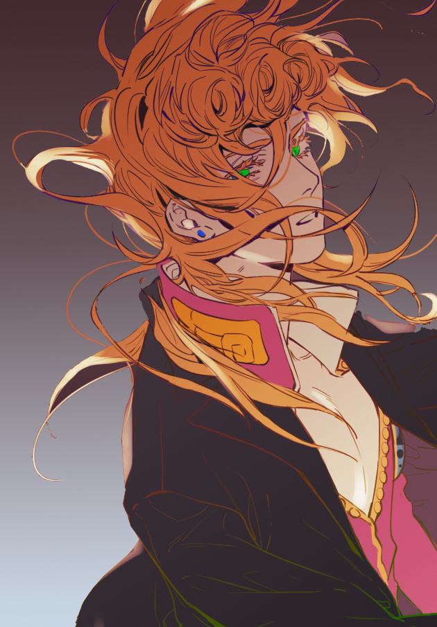 giorno giovanna (jojo no kimyou na bouken and 1 more) drawn by lighthouse_(lt_yummy)