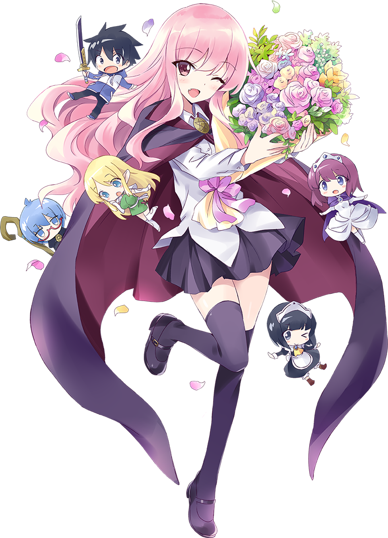 louise francoise le blanc de la valliere, tiffania westwood, tabitha, siesta, hiraga saito, and 1 more (zero no tsukaima) drawn by usatsuka_eiji