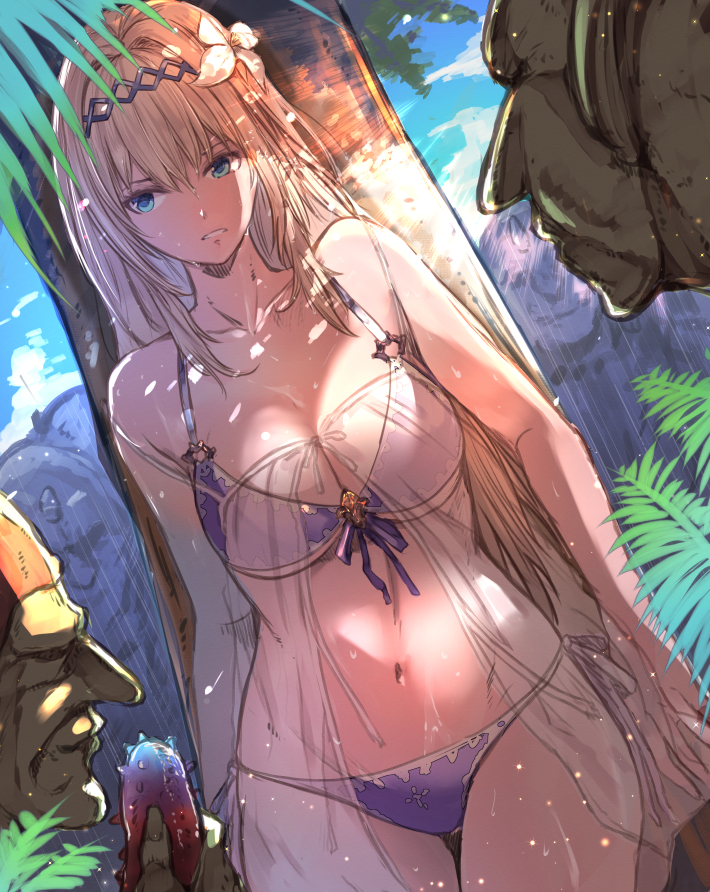 jeanne d'arc (granblue fantasy) drawn by cafe_au_lait_(kafeore)