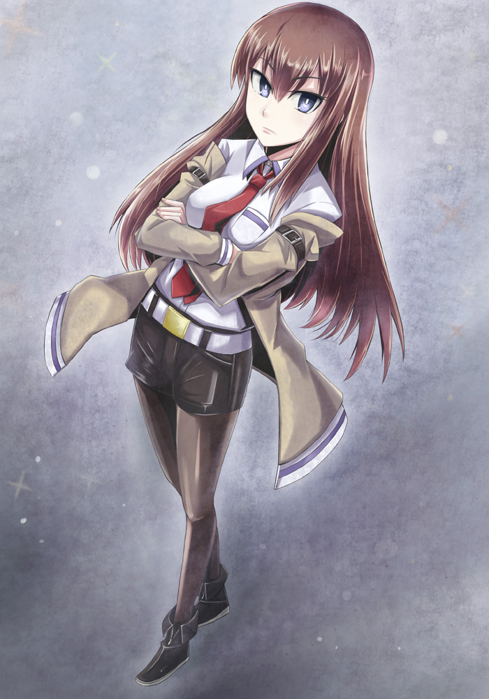 makise kurisu (steins;gate) drawn by dan_(orange_train)