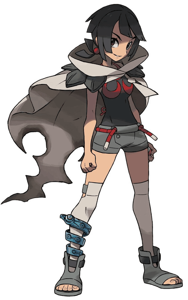 zinnia (pokemon and 1 more) drawn by oomura_yuusuke