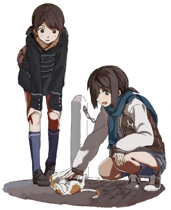 fubuki and shirayuki (kantai collection) drawn by ningen_(ningen96)