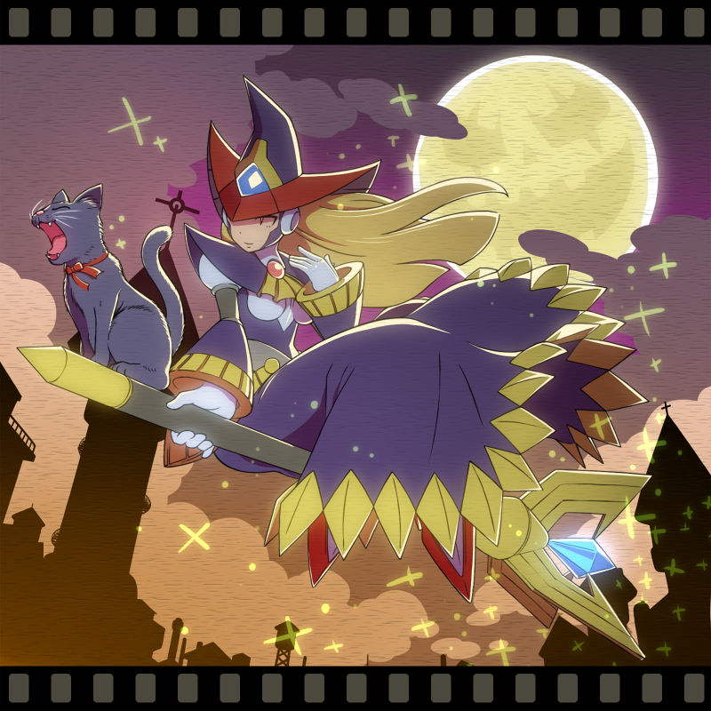berkana (mega man and 2 more) drawn by napo