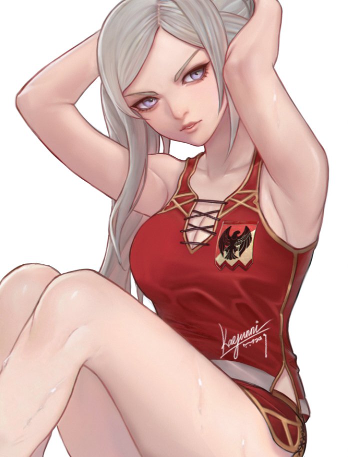 edelgard von hresvelg (fire emblem and 1 more) drawn by kaejunni