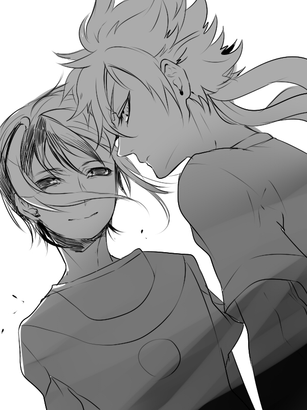 hakuryuu and shuu (inazuma eleven and 1 more) drawn by zuwai_kani