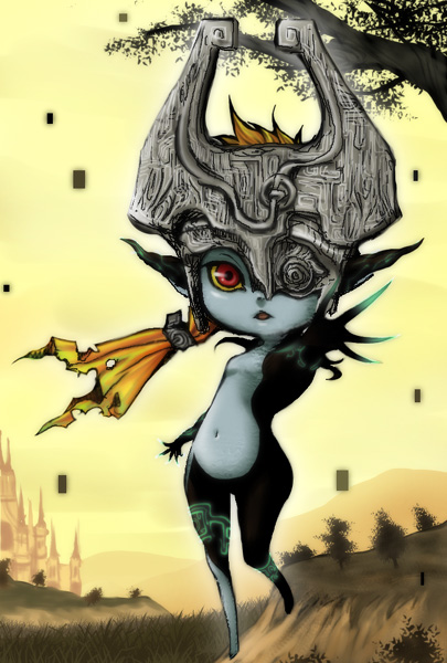 midna (the legend of zelda and 1 more) drawn by nanoru