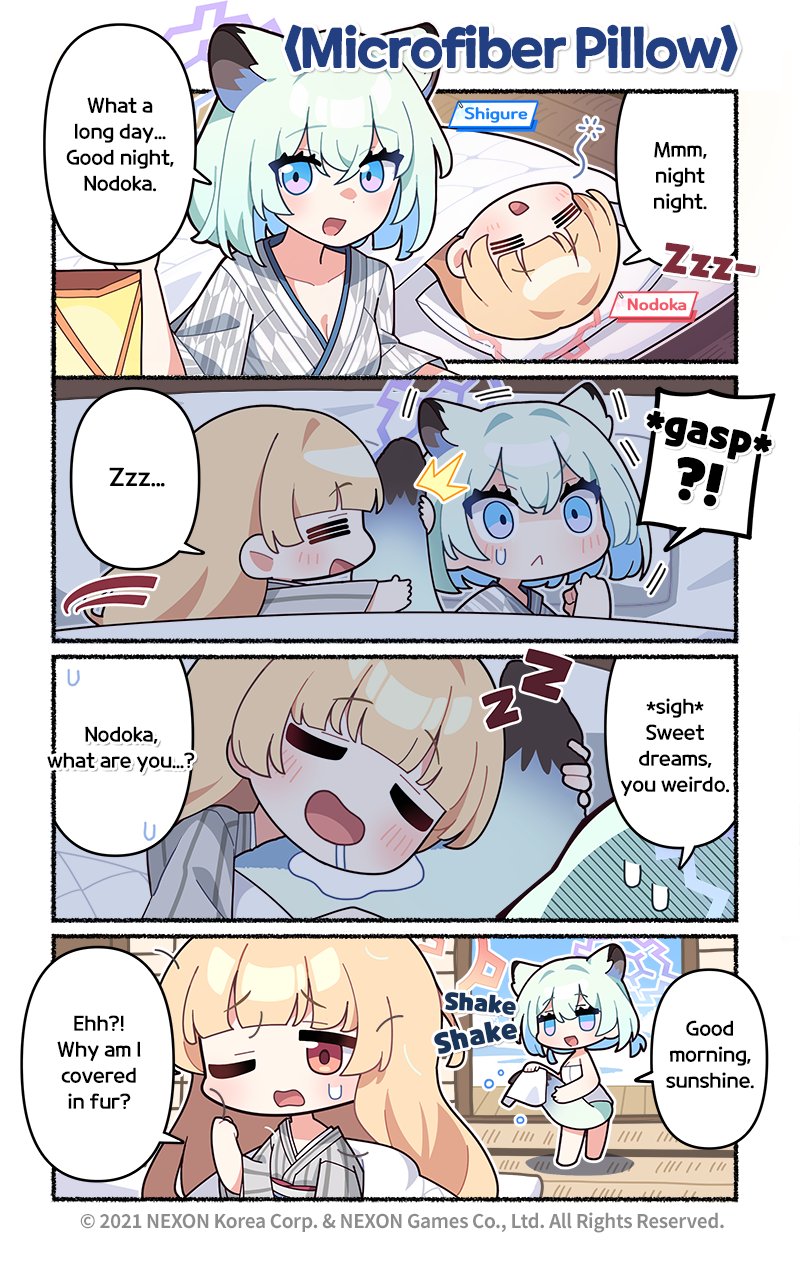 shigure and nodoka (blue archive) drawn by donmin_h