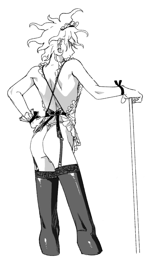 komaeda nagito (danganronpa and 1 more) drawn by uurin