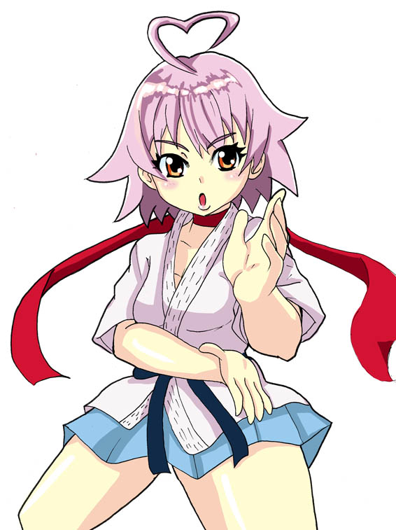 makoto and aino heart (street fighter and 1 more) drawn by toufuu