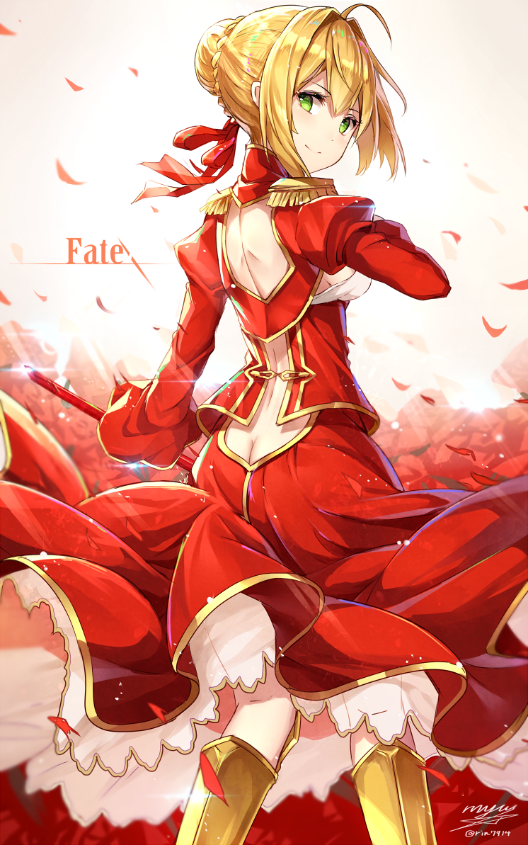 nero claudius (fate and 1 more) drawn by rin_yuu