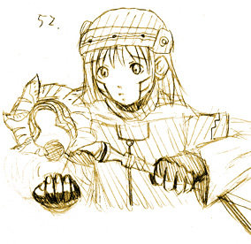 elk (.hack// and 1 more) drawn by yuura_shiu