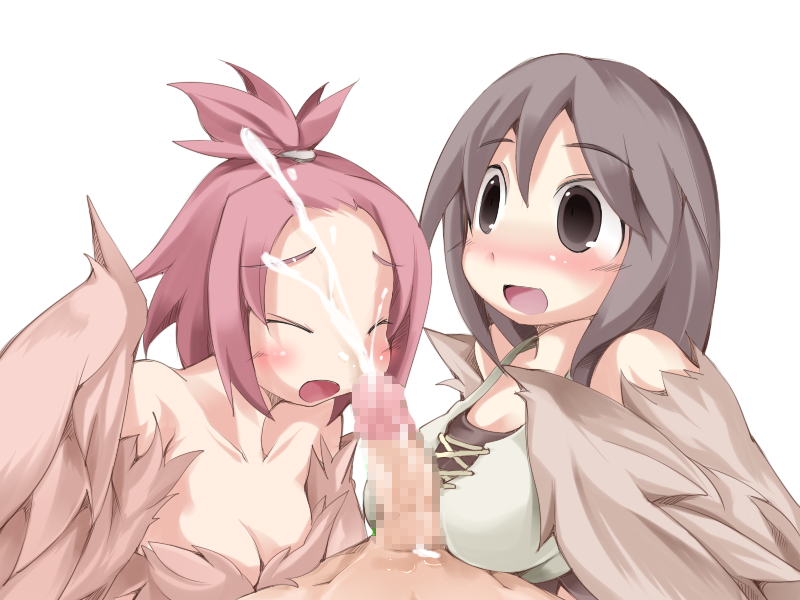 pina and pii (mon-musu quest!) drawn by frfr