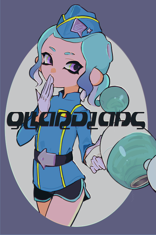 octoling player character and octoling girl (splatoon) drawn by imaikuy0