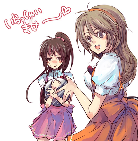 kyonko and koizumi itsuki (suzumiya haruhi no yuuutsu) drawn by yuzumi