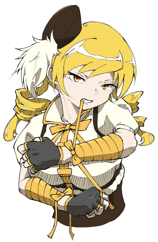 tomoe mami (mahou shoujo madoka magica) drawn by kanisoboro_png