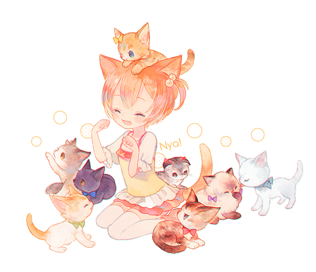 nishikino maki, tojo nozomi, sonoda umi, yazawa nico, ayase eli, and 4 more (love live! and 1 more) drawn by pechika