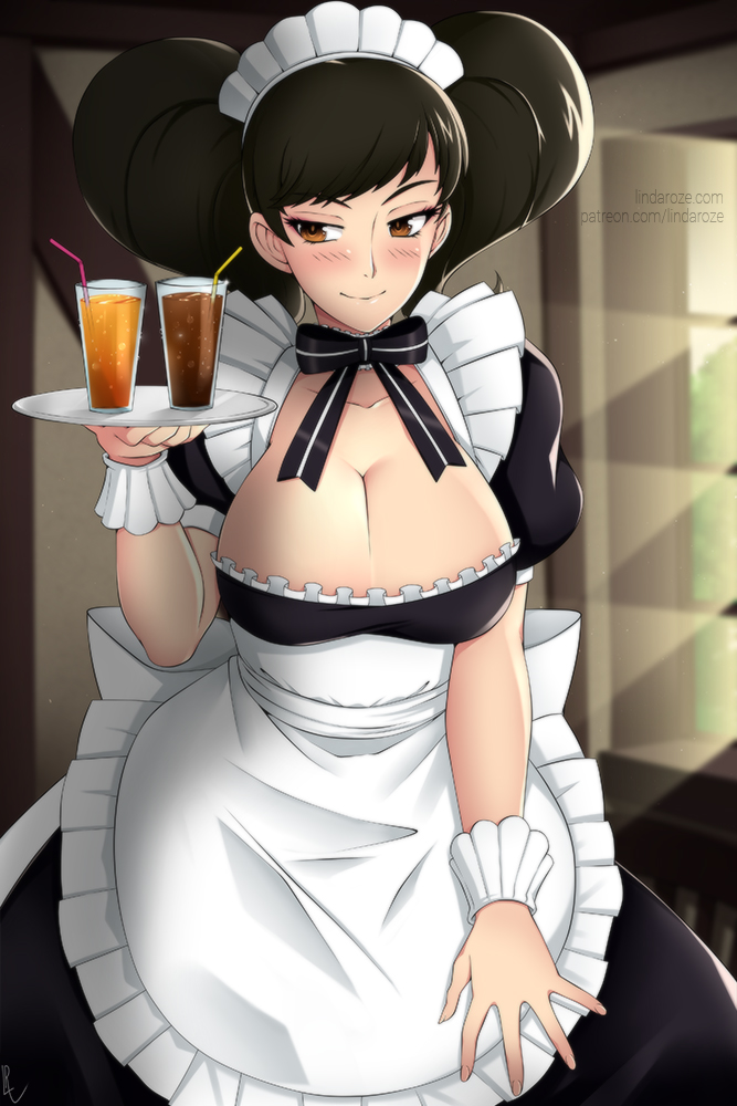 kawakami sadayo (persona and 1 more) drawn by lindaroze